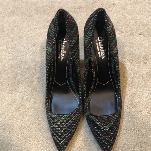 Charles By Charles David Sweetness Pointed Pump w/Fabric & Bonded Leather Sole-8 - Picture 2 of 10